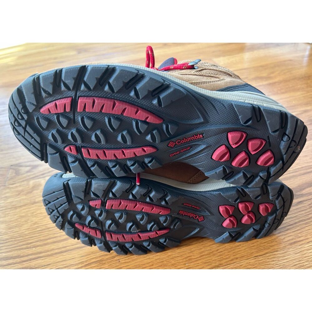Columbia Newton Ridge Plus Hiking Boots Suede Brown BK4552-286 Women's 7.5 - Picture 4 of 8